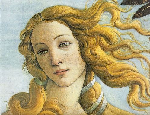 Sandro Botticelli,"The Birth of Venus" detail, 1486 Sandro Botticelli,"The Birth of Venus" detail, 1486